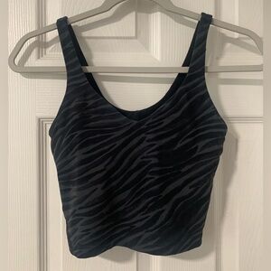 Lululemon Align Cropped Tank Top Le Tigre Size 4- Barely Worn